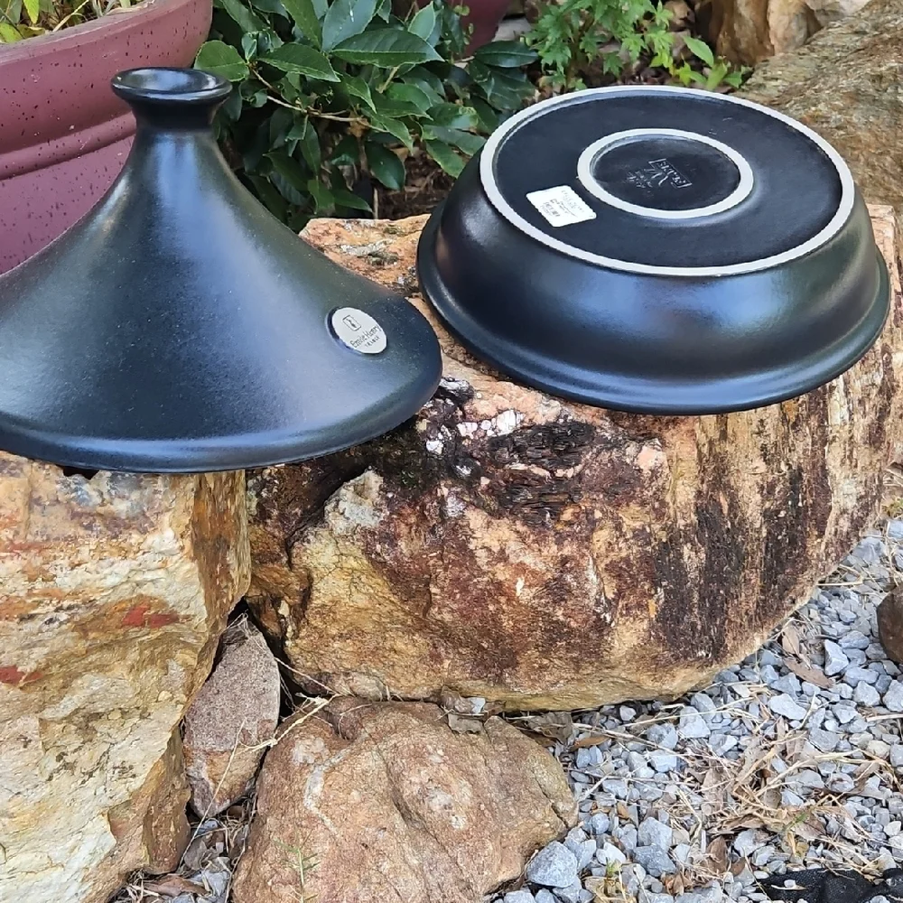 Black Ceramic Tagine - Durable French Cookware